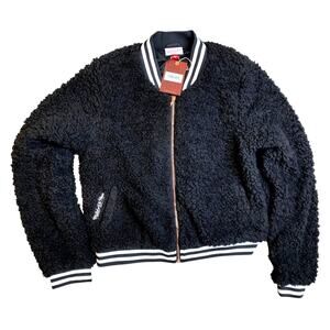 Mitchell and Ness Branded The Cozy Bear Jacket, Womens XXL, Black, 120$